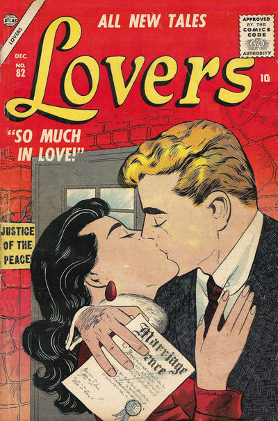 Cover for Lovers (Marvel, 1949 series) #82