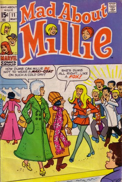 Cover for Mad About Millie (Marvel, 1969 series) #11