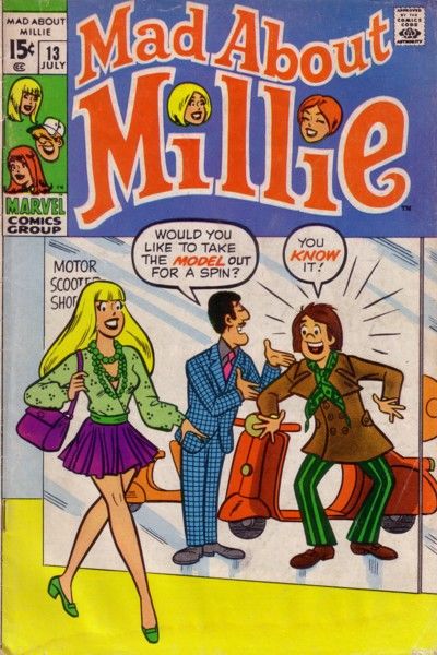 Cover for Mad About Millie (Marvel, 1969 series) #13