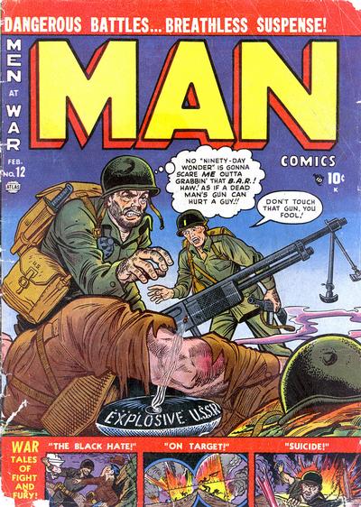 Cover for Man Comics (Marvel, 1949 series) #12