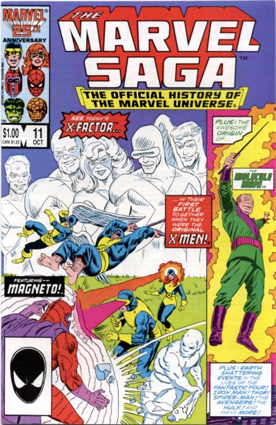 Cover for The Marvel Saga the Official History of the Marvel Universe (Marvel, 1985 series) #11 [Direct]