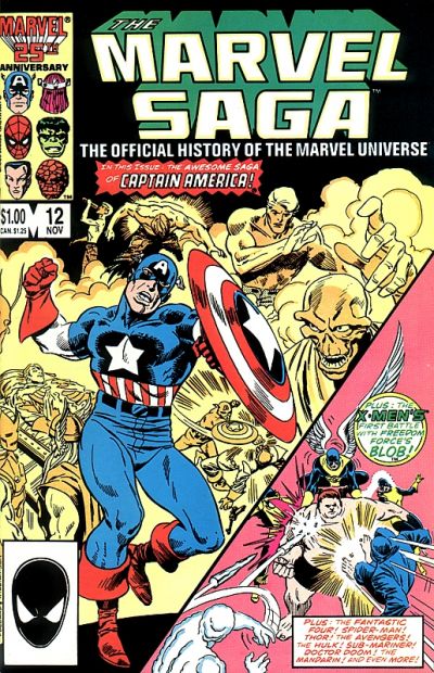Cover for The Marvel Saga the Official History of the Marvel Universe (Marvel, 1985 series) #12 [Direct]
