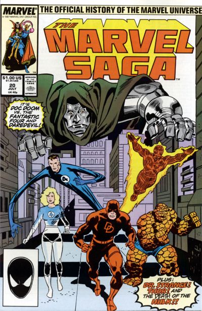 Cover for The Marvel Saga the Official History of the Marvel Universe (Marvel, 1985 series) #20