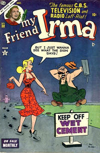 Cover Thumbnail for My Friend Irma (Marvel, 1950 series) #38