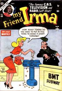 Cover for My Friend Irma (Marvel, 1950 series) #45