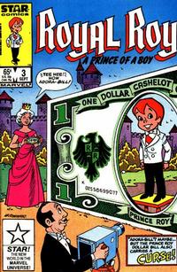 Cover Thumbnail for Royal Roy (Marvel, 1985 series) #3 [Direct]