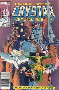 Cover Thumbnail for The Saga of Crystar, Crystal Warrior (Marvel, 1983 series) #11 [Newsstand]