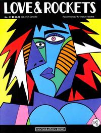 Cover for Love and Rockets (Fantagraphics, 1982 series) #21