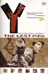 Cover Thumbnail for Y: The Last Man (DC, 2003 series) #1 - Unmanned [First Printing]