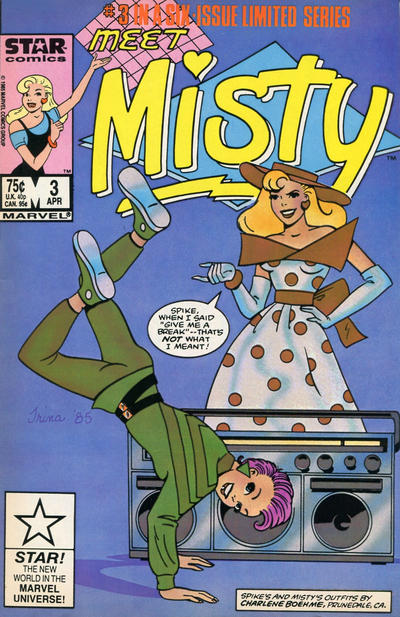 Cover for Misty (Marvel, 1985 series) #3
