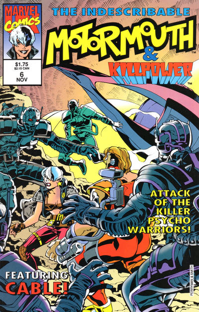 Cover for Motormouth & Killpower (Marvel, 1992 series) #6