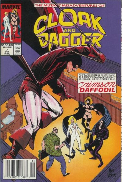 Cover for The Mutant Misadventures of Cloak and Dagger (Marvel, 1988 series) #7