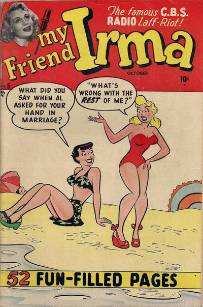 Cover for My Friend Irma (Marvel, 1950 series) #5