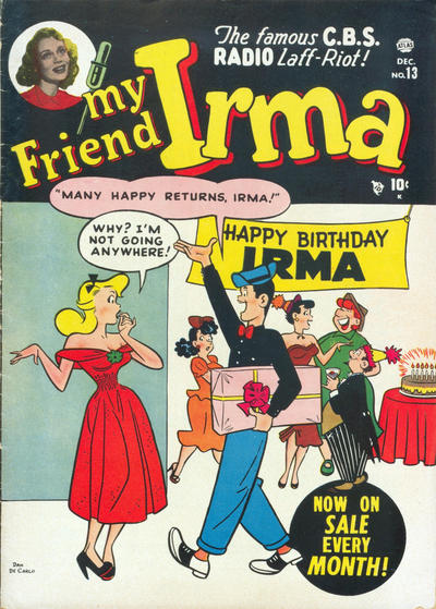 Cover for My Friend Irma (Marvel, 1950 series) #13