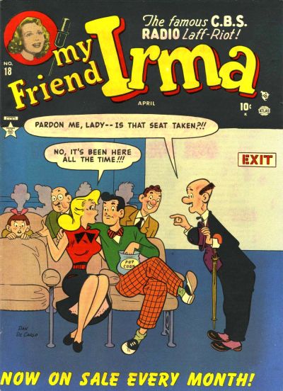 Cover for My Friend Irma (Marvel, 1950 series) #18