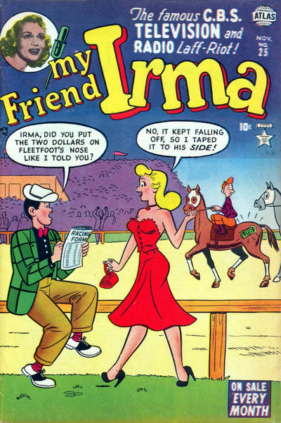 Cover for My Friend Irma (Marvel, 1950 series) #25