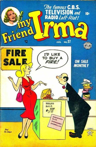 Cover for My Friend Irma (Marvel, 1950 series) #27