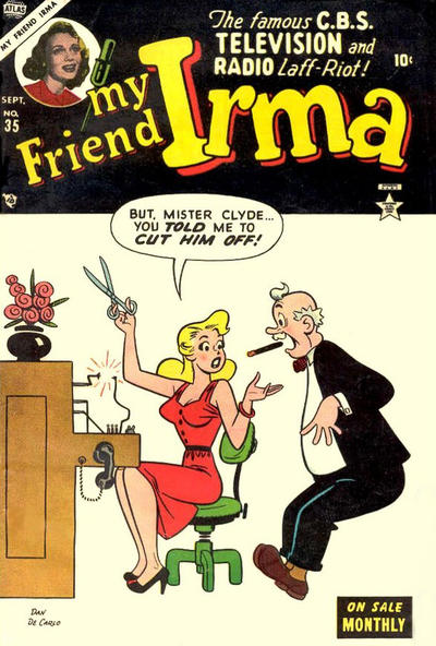 Cover for My Friend Irma (Marvel, 1950 series) #35