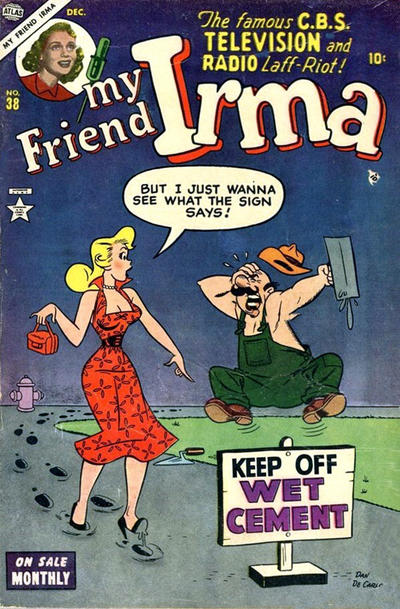 Cover for My Friend Irma (Marvel, 1950 series) #38