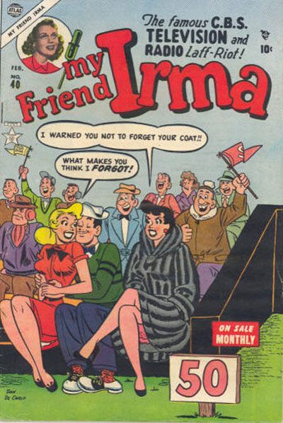 Cover for My Friend Irma (Marvel, 1950 series) #40