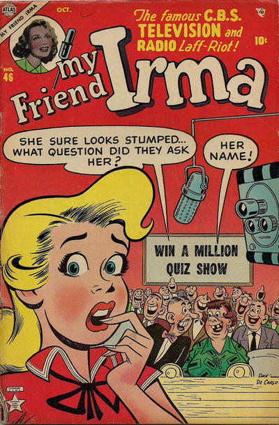 Cover for My Friend Irma (Marvel, 1950 series) #46