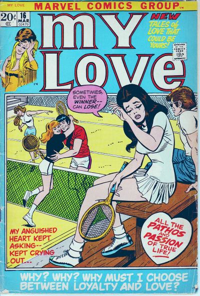 Cover for My Love (Marvel, 1969 series) #16