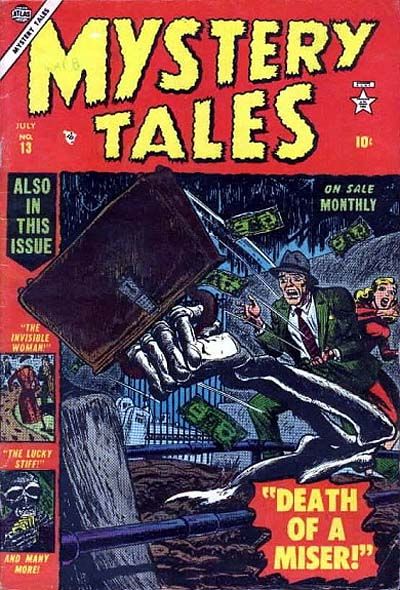 Cover for Mystery Tales (Marvel, 1952 series) #13