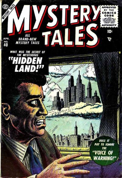 Cover for Mystery Tales (Marvel, 1952 series) #40