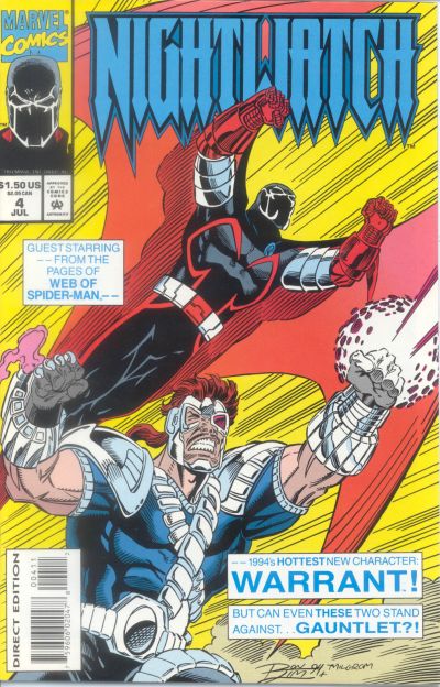 Cover for Nightwatch (Marvel, 1994 series) #4 [Direct]