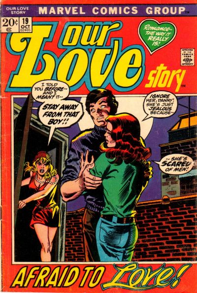 Cover for Our Love Story (Marvel, 1969 series) #19
