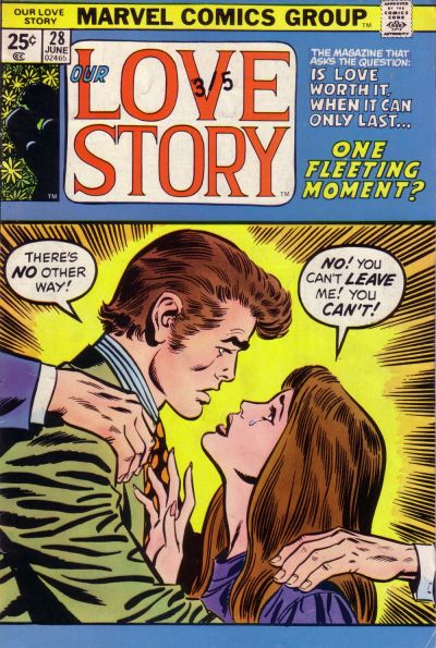 Cover for Our Love Story (Marvel, 1969 series) #28