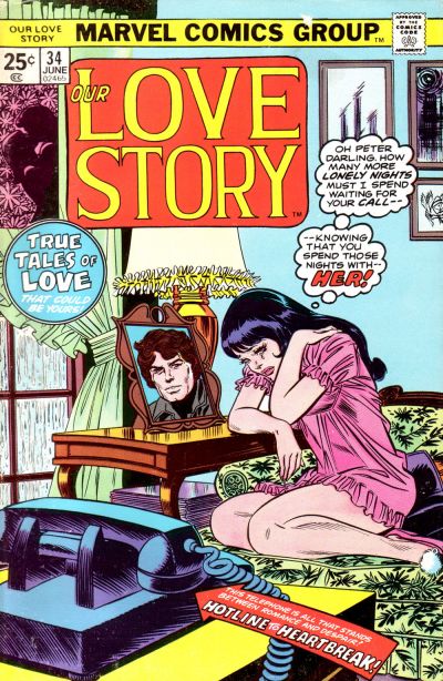 Cover for Our Love Story (Marvel, 1969 series) #34