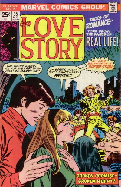 Cover for Our Love Story (Marvel, 1969 series) #35