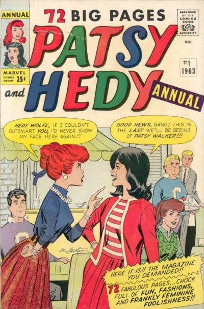 Cover for Patsy and Hedy Annual (Marvel, 1963 series) #1