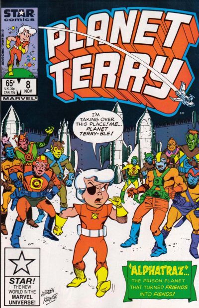 Cover for Planet Terry (Marvel, 1985 series) #8 [Direct]