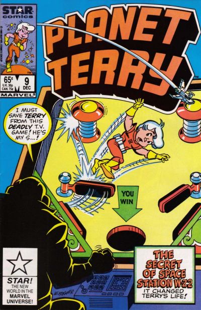 Cover for Planet Terry (Marvel, 1985 series) #9 [Direct]
