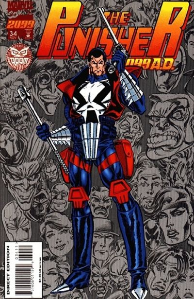 Cover for Punisher 2099 (Marvel, 1993 series) #34