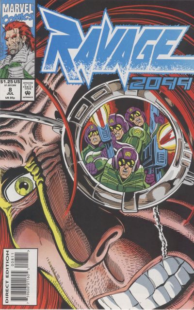Cover for Ravage 2099 (Marvel, 1992 series) #8 [Direct Edition]