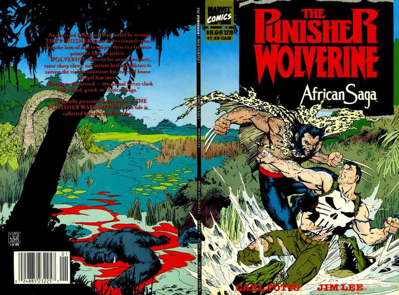 Cover for Punisher and Wolverine in African Saga (Marvel, 1989 series) 