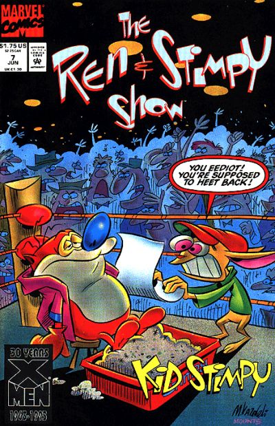 Cover for The Ren & Stimpy Show (Marvel, 1992 series) #7