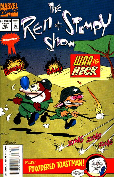 Cover for The Ren & Stimpy Show (Marvel, 1992 series) #18