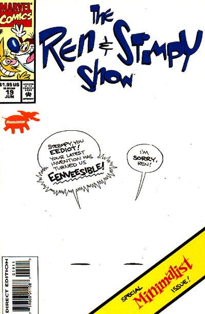 Cover for The Ren & Stimpy Show (Marvel, 1992 series) #19