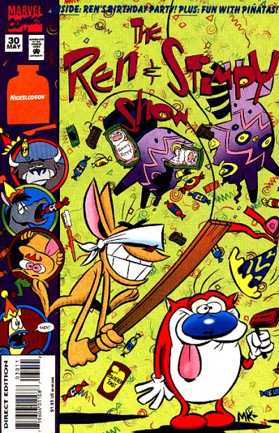 Cover for The Ren & Stimpy Show (Marvel, 1992 series) #30