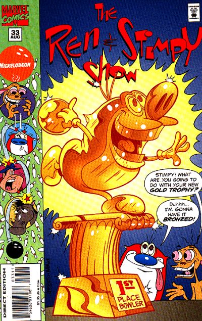 Cover for The Ren & Stimpy Show (Marvel, 1992 series) #33