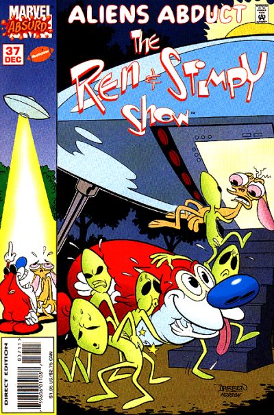 Cover for The Ren & Stimpy Show (Marvel, 1992 series) #37
