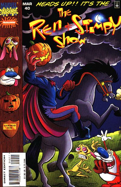 Cover for The Ren & Stimpy Show (Marvel, 1992 series) #40