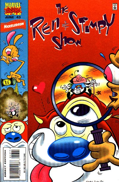 Cover for The Ren & Stimpy Show (Marvel, 1992 series) #43