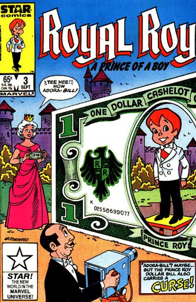 Cover for Royal Roy (Marvel, 1985 series) #3 [Direct]
