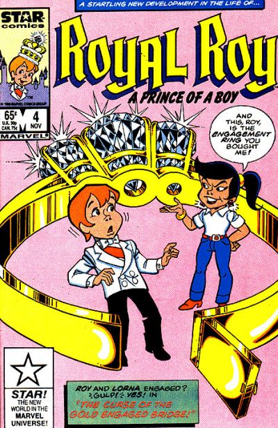Cover for Royal Roy (Marvel, 1985 series) #4 [Direct]