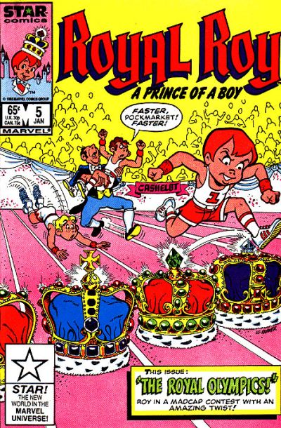 Cover for Royal Roy (Marvel, 1985 series) #5 [Direct]